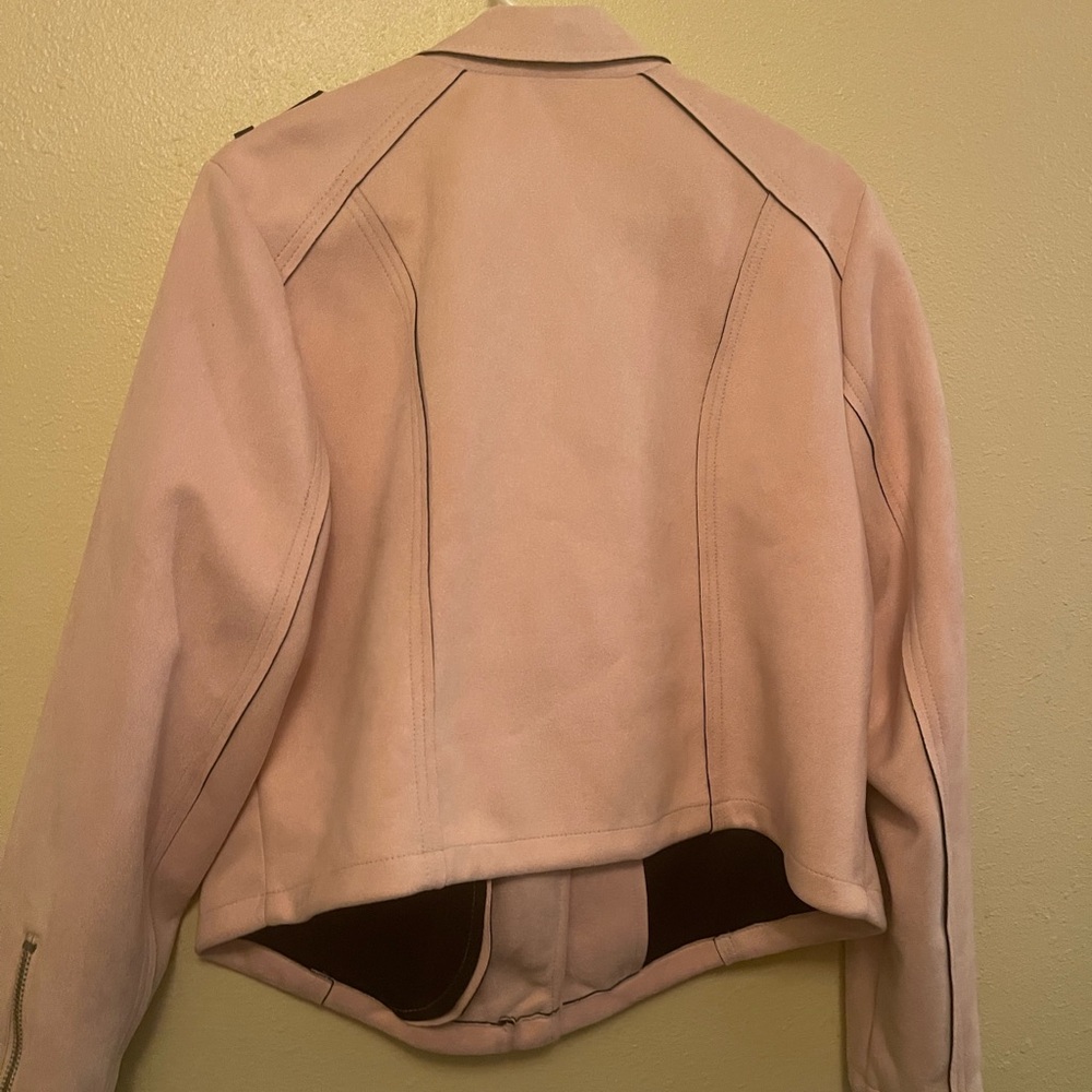 Torrid Light Pink Leather Jacket - image 3